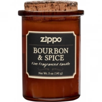 Ароматизированная свеча ZIPPO Bourbon & Spice, воск/хлопок/кора древесины/стекло, 70×100 мм купить в Перми