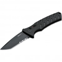 Автоматический складной нож Boker Strike Tanto All Black, сталь AUS-8, рукоять алюминий купить в Перми