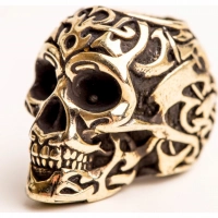 Бусина Triball Skull, мельхиор купить в Перми