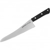 Кухонный нож для замороженных продуктов Samura Harakiri 188 мм, сталь AUS-8, рукоять пластик купить в Перми