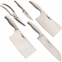 Набор кухонных ножей на подставке HuoHou 6-Piece Stainless Steel Kitchen Knife Set купить в Перми