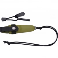 Нож Morakniv Eldris + огниво , цвет зеленый купить в Перми