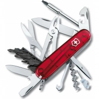 Нож перочинный Victorinox CyberTool, сталь X55CrMo14, рукоять Cellidor®, полупрозрачный красный купить в Перми