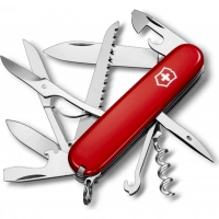 Нож перочинный Victorinox Huntsman, сталь X55CrMo14, рукоять Cellidor®, красный купить в Перми