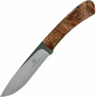 Нож с фиксированным клинком Arno Bernard Buffalo, сталь N690, рукоять Spalted Maple купить в Перми