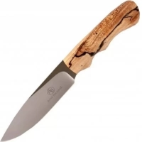 Нож с фиксированным клинком Arno Bernard Cheetah, сталь N690, рукоять Spalted Maple купить в Перми