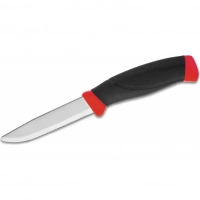 Нож с фиксированным лезвием Morakniv Companion F Rescue, сталь Sandvik 12С27, рукоять резина/пластик купить в Перми