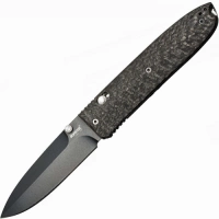 Нож складной Lionsteel Daghetta Black 8701 FC, сталь D2 Blade, рукоять карбон/G-10 купить в Перми