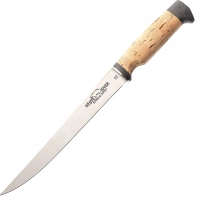 Нож White River Traditional Fillet 8,5″ Cork StoneWash, сталь 440C, рукоять пробковое дерево купить в Перми