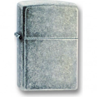 Зажигалка ZIPPO Antique Silver Plate, латунь с покрытием ™Plate, серебристый, матовая, 36х12×56 мм купить в Перми