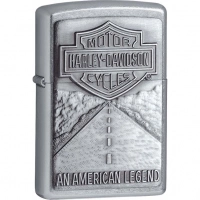 Зажигалка ZIPPO Harley-Davidson® Легенда, с покрытием Street Chrome™ купить в Перми