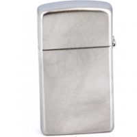 Зажигалка ZIPPO Slim® с покрытием Satin Chrome™, латунь/сталь, серебристая, матовая, 30х10×55 мм купить в Перми