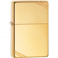 Зажигалка ZIPPO Vintage™ с покрытием High Polish Brass купить в Перми